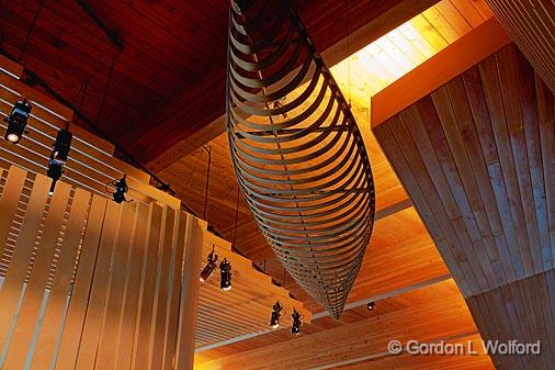 Canoe Skeleton_03395.jpg - Photographed in the French River Provincial Park Visitor Centre near Alban, Ontario, Canada.